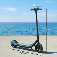 SPORTNOW Electric Scooter for Kids, with LED Display, Green(m-3)