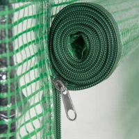 Outsunny kas met roldeur groen 100 x 50 x 149 cm(m-11)