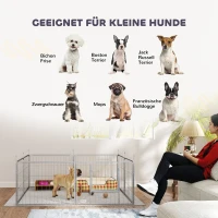 PawHut 8-częściowy wybieg dla szczeniąt, 60 cm, z drzwiami(m-7)