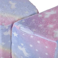 Sofa dla dzieci z funkcją leżenia, różowe, dla 2-3 dzieci(m-4)