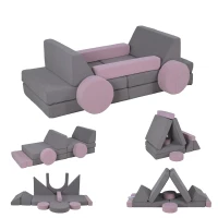 Modułowa sofa dziecięca, 12 elementów, pianka, kolorowa(m-1)