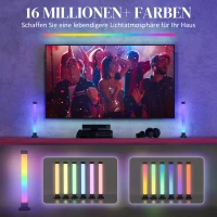 Zestaw 2 lamp LED, sterowanie aplikacją, tryby kolorów(m-4)