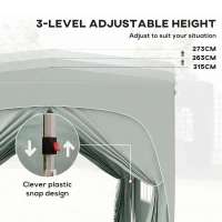 Pawilon 3x3m, wodoodporny, stabilny, zimowy, składany(m-5)