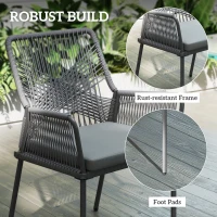 Zestaw 2 krzeseł ogrodowych z rattanu, z podłokietnikami(m-6)