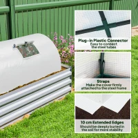 Szklarnia z oknem rolowanym, zimowa, folia, okrągły dach(m-6)