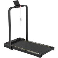 SPORTNOW Cinta de Correr Plegable Inclinado Debajo del Escritorio 2 en 1 con 2.0HP 6 km/h Pantalla LED Control Remoto Negro