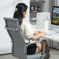 Ergonomiczny fotel biurowy z funkcją bujania, podłokietniki(m-9)