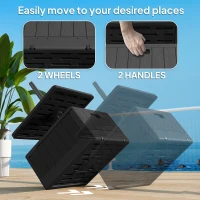 Stojak na parasol 3 w 1, 80 kg, do napełnienia i sadzenia(m-6)