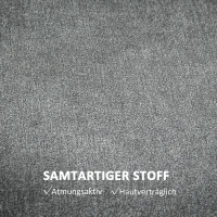 Fotel masujący z pilotem, 8 punktów masażu, Szary(m-9)