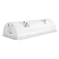 Szklarnia z oknem, okrągły dach, odporna na zimę, folia(m-11)