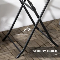 Stół ogrodowy, okrągły składany, Ø60 cm, dla 2 osób(m-6)