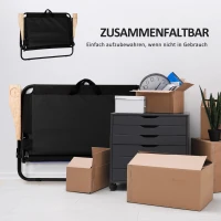 Outsunny campingstoel 2-zits opvouwbare draagbare tuinstoel regisseursstoel klapstoel met bekerhouder voor outdoor picknick wandelen max. belasting 160 kg groen 141 x 67 x 80 cm(m-5)