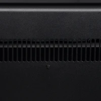 Zestaw kominków elektrycznych HOMCOM z obudową o szerokości 97 cm, wolnostojący kominek elektryczny o mocy 1800 W z realistycznym efektem płomienia, pilotem, zabezpieczeniem przed przegrzaniem(m-9)