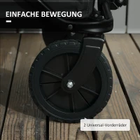 Wózek ogrodowy 120 kg, składany, transportowy, Bollerwagen(m-7)