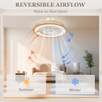 Wentylator sufitowy z lampą, pilot, 6 prędkości, naturalny(m-7)