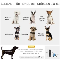 PawHut Wózek dla psów, regulowany dach, okna z siatki, zamek, Stal, 82x47x97 cm, Niebieski/Czarny(m-4)