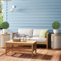 Zestaw 2 szt. Sztucznego Lawendy 44 cm z podpórkami(m-8)