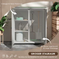 Skrzynia ogrodowa, drewniana, odporna na warunki atmosferyczne(m-4)