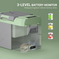 Kompresorowa lodówka elektryczna 24,2L z funkcją chłodzenia(m-6)