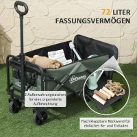 Wózek ogrodowy 90 kg, składany, transportowy, Bollerwagen(m-4)