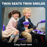 AIYAPLAY 24V Elektryczny Quad dla Dzieci, Fioletowy(m-5)