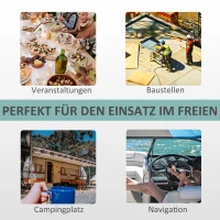 Campingowe Umywalko Outsunny z 17L Zbiornikiem na Wodę, Mobilne Umywalko z Pojemnikiem na Ścieki, Dozownikiem na Mydło i Pompką Nożną, HDPE, Szare(m-7)