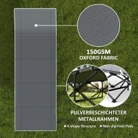 Składane łóżko campingowe z materacem i poduszką(m-6)