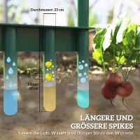 Aerator do trawnika 30cm, ręczny, belkowanie trawnika(m-4)