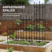 Stojak do roślin, kratka ogrodowa, stal, 4 poziomy(m-4)