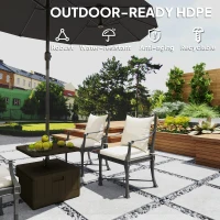 Stojak na parasol 3 w 1, 80 kg, do napełnienia i sadzenia(m-7)