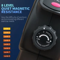 Cichy mini trenażer pedałów, 8 poziomów oporu magnetycznego(m-5)