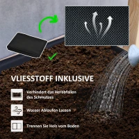 Wysokie łóżko ogrodowe, 4 poziomy, z otworami drenażowymi(m-6)