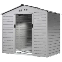 Wiatka na narzędzia ze stali ocynkowanej, 2,43㎡, Szara(m-10)