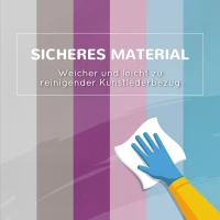 HOMCOM 11-elementowy zestaw klocków piankowych do zabawy i wspinaczki, dla dzieci, 1-3 lata, Pokrycie z skóry ekologicznej, Kolorowy(m-7)