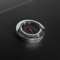 Grill węglowy z wózkiem, BBQ, idealny do ogrodu, czarny(m-9)