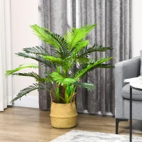 Sztuczna palma 100 cm, 27 gałązek, dekoracja do wnętrz(m-7)