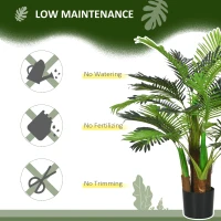 Sztuczna palma 100 cm, 27 gałązek, dekoracja do wnętrz(m-5)