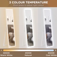 Lustro stojące 40 x 160 cm z LED, lustro ścienne(m-6)