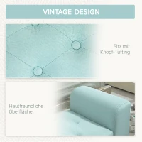 Ławka z pojemnikiem, tapicerowana, zielona, styl lniany(m-6)