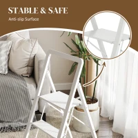 Drabina 3-stopniowa, składana, antypoślizgowa, z uchwytem(m-7)