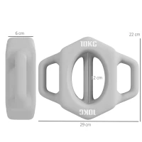 Hantel 3 w 1 10 kg, Kettlebell z uchwytem, trening siłowy(m-3)