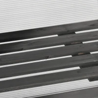 Outsunny 3 Poziomy Szklarnia Tunelowa Na Rośliny Warzywa Teł Gastronomiczny z Dwiema Drzwiami z Drewna i Poliwęglanu Odporny na Warunki Atmosferyczne Nośność do 15 kg (na półkę) 58 x 44 x 78 cm(m-7)