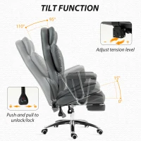 Fotel biurowy z funkcją leżenia, ergonomiczny, obrotowy(m-6)