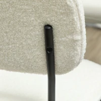 Krzesła do jadalni 4 szt., z oparciem, aksamitne, białe(m-8)