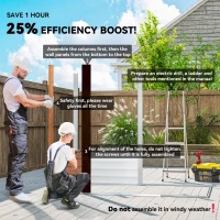 Domek narzędziowy metalowy w drewnianym wyglądzie, 3 m²(m-4)