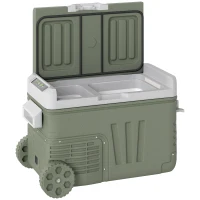 Kompresorowa lodówka elektryczna 33L z LED i kółkami(m-1)