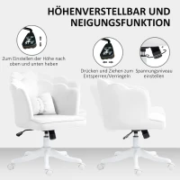 Fotel biurowy z podłokietnikami, funkcja bujania, czarny(m-6)