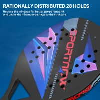 Rakiety do beachballa 2 szt. z włókna węglowego z torbą(m-6)