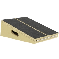 SPORTNOW schuine plank voor ontlastende oefeningen, 4 verstelbare hoeken, antislip, hout