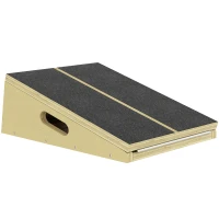 SPORTNOW schuine plank voor ontlastende oefeningen, 4 verstelbare hoeken, antislip, hout(m-1)